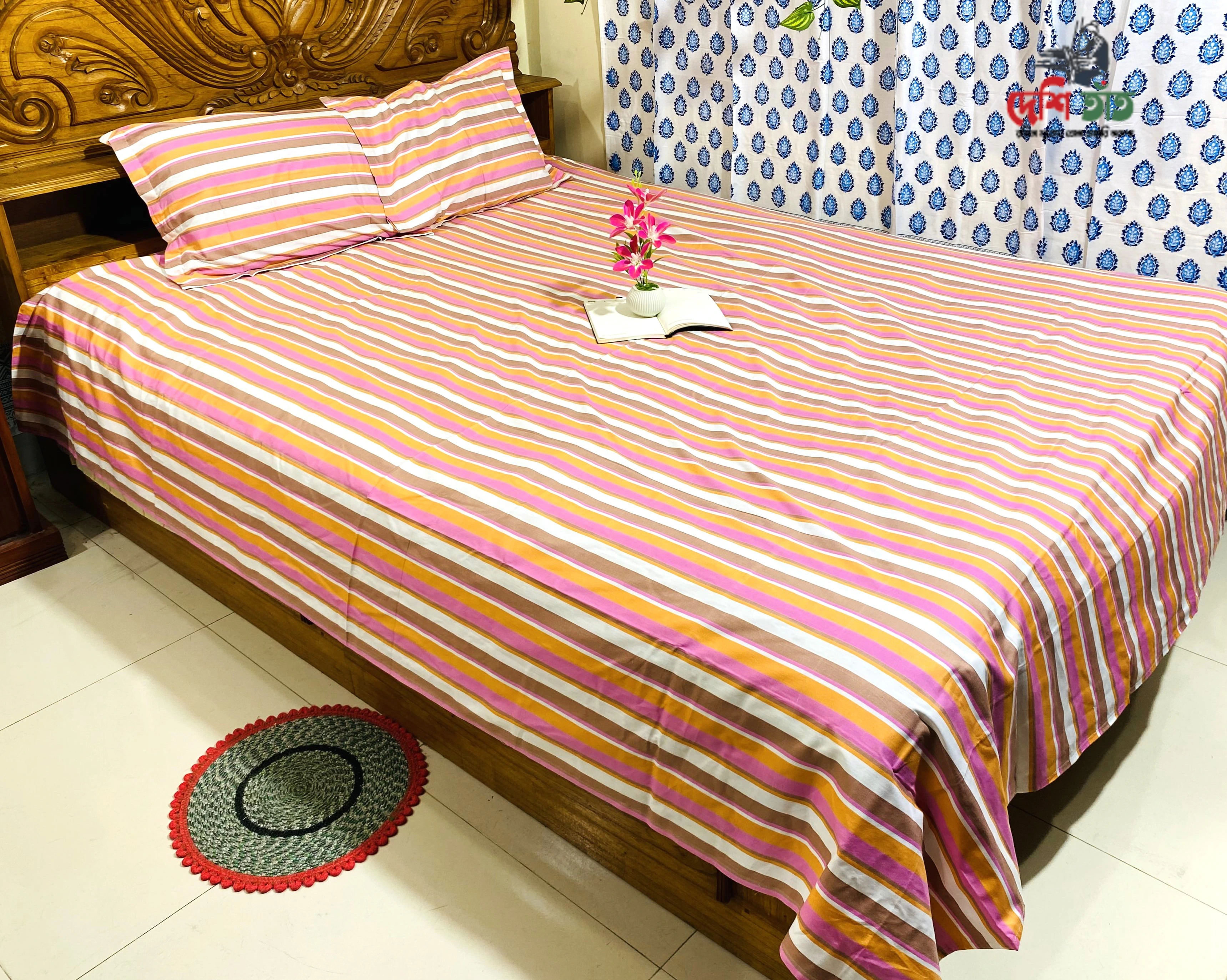🛏 দেশি তাঁত প্রিমিয়াম এক্সপোর্ট কটন বেডশীট