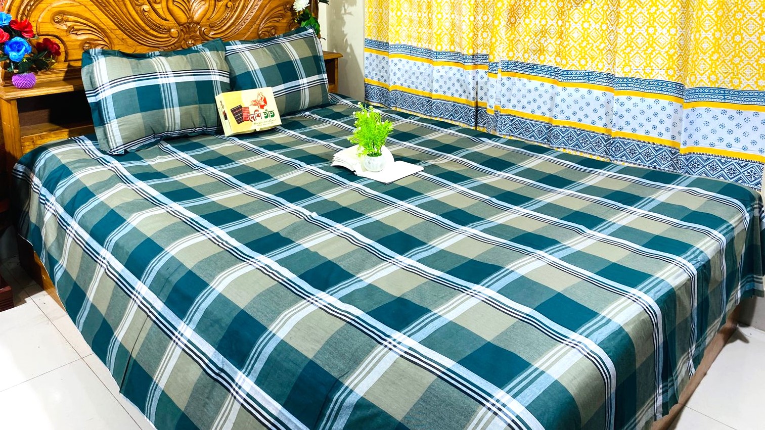 🛏 দেশি তাঁত প্রিমিয়াম কটন বেডশীট