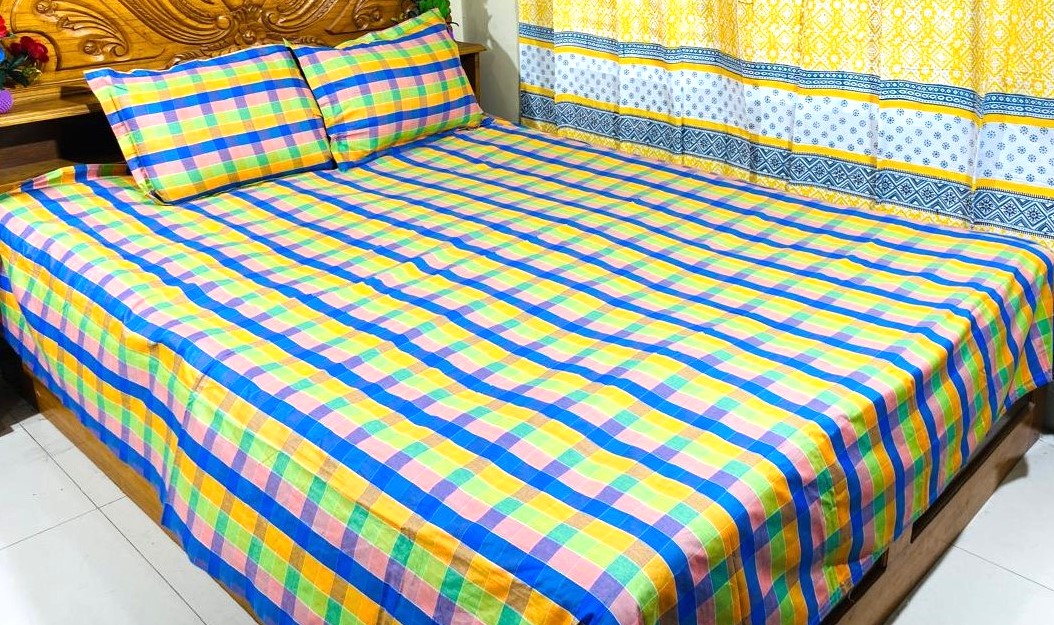 🛏 দেশি তাঁত প্রিমিয়াম কটন বেডশীট